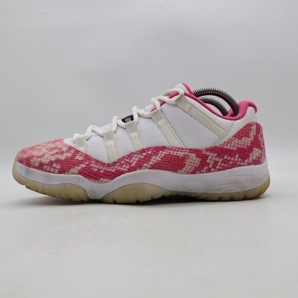 Nike Air Jordan 11 Low Retro XI Pink Snakeskin Women's US Size 11 AH7860-106 - Picture 4 of 9